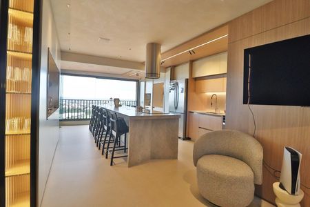 Sala de apartamento para alugar com 3 quartos, 106m² em Jardim Sul, Uberlândia