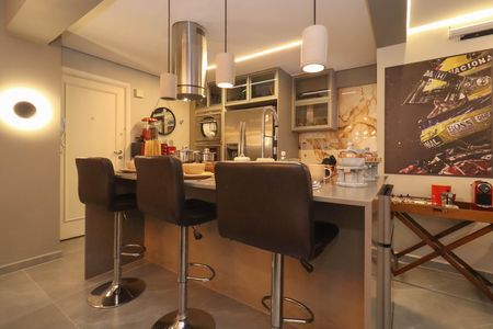 Sala/Cozinha de apartamento à venda com 3 quartos, 110m² em Cerqueira César, São Paulo