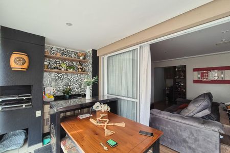 Varanda gourmet de apartamento à venda com 3 quartos, 128m² em Nova Petrópolis, São Bernardo do Campo