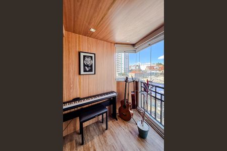 Varanda da Sala de apartamento à venda com 3 quartos, 95m² em Vila Regente Feijó, São Paulo