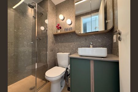 Studio para alugar com 27m², 1 quarto e sem vagaBanheiro