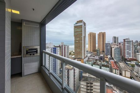 Sacada de apartamento para alugar com 1 quarto, 50m² em Boqueirão, Praia Grande