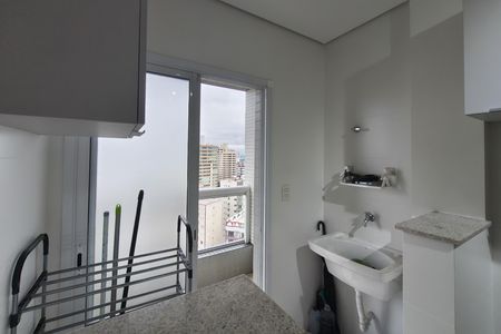 Área de Serviço de apartamento para alugar com 1 quarto, 50m² em Boqueirão, Praia Grande
