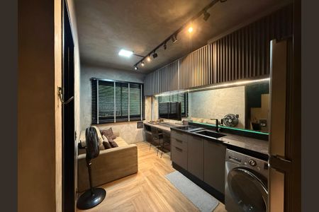 Studio à venda com 25m², 1 quarto e sem vagaSala/Cozinha