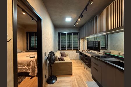 Studio à venda com 25m², 1 quarto e sem vagaSala/Cozinha