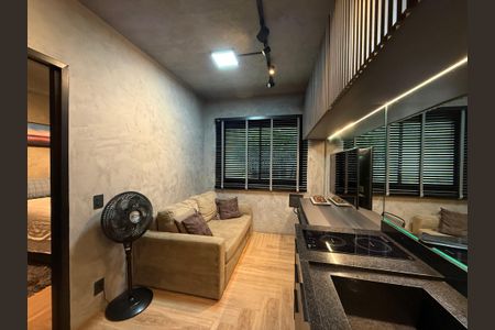 Studio à venda com 25m², 1 quarto e sem vagaSala/Cozinha