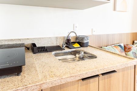 Studio para alugar com 24m², 1 quarto e sem vaga Studio para alugar com 24m², 1 quarto e sem vagaCozinha