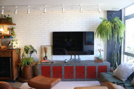 Sala de apartamento para alugar com 3 quartos, 107m² em Perdizes, São Paulo