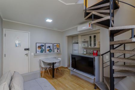 Sala de apartamento à venda com 1 quarto, 45m² em Vila Olímpia, São Paulo