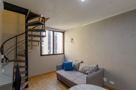 Sala de apartamento à venda com 1 quarto, 45m² em Vila Olímpia, São Paulo