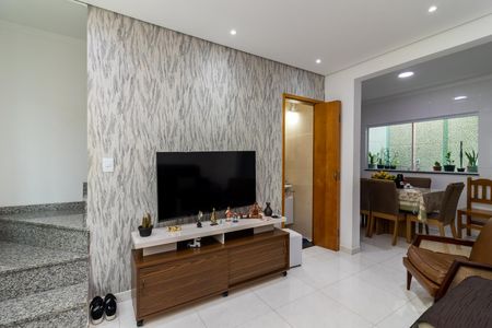 Sala de Estar de casa de condomínio à venda com 2 quartos, 67m² em Vila Aurora (zona Norte), São Paulo
