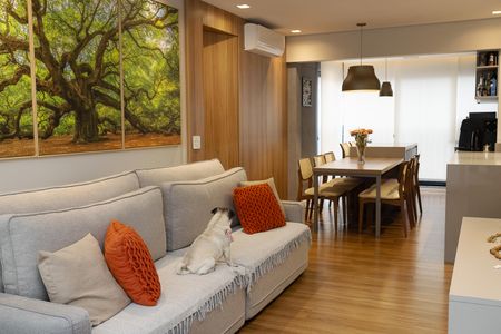 Sala de apartamento à venda com 3 quartos, 91m² em Jardim das Acacias, São Paulo