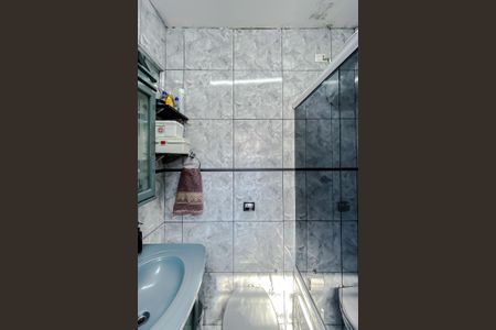 Casa à venda com 75m², 3 quartos e sem vagaBanheiro da Suíte