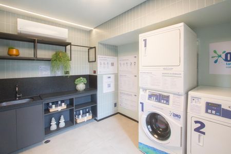 Studio à venda com 21m², 1 quarto e sem vagaLavanderia