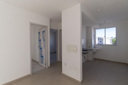 Sala de apartamento para alugar com 2 quartos, 44m² em Centro, Ribeirão das Neves