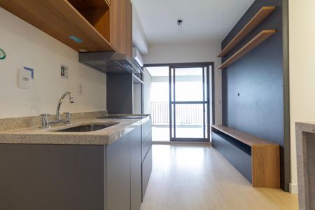 Sala, Cozinha e área de serviço de apartamento para alugar com 2 quartos, 48m² em Tatuapé, São Paulo