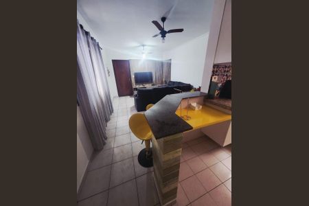 Sala de apartamento para alugar com 1 quarto, 61m² em Canto do Forte, Praia Grande