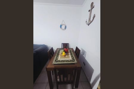 Sala de apartamento para alugar com 1 quarto, 61m² em Canto do Forte, Praia Grande