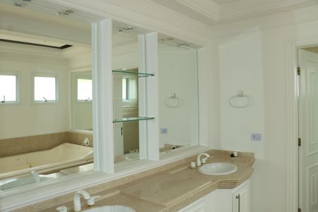 Casa de condomínio para alugar com 517m², 5 quartos e 4 vagasBanheiro da Suíte 3
