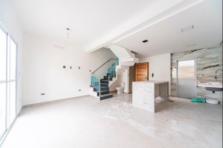 Sala de casa à venda com 3 quartos, 150m² em Vila Pires, Santo André
