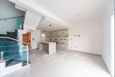 Sala de casa à venda com 3 quartos, 150m² em Vila Pires, Santo André