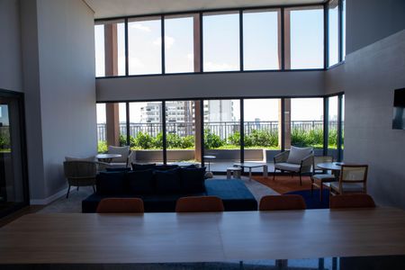 Studio para alugar com 28m², 1 quarto e sem vaga Studio para alugar com 28m², 1 quarto e sem vagaSalão de festas