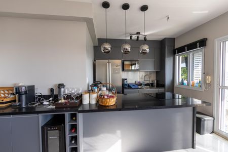 Apartamento à venda com 59m², 1 quarto e 2 vagasSala_Cozinha