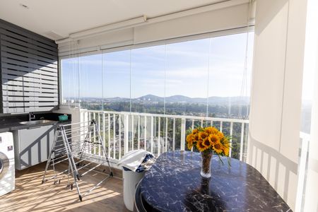 Apartamento à venda com 59m², 1 quarto e 2 vagasVaranda