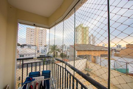 Varanda do quarto 1 de apartamento à venda com 2 quartos, 67m² em Vila Valparaíso, Santo André