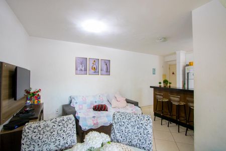 Sala de apartamento à venda com 2 quartos, 67m² em Vila Valparaíso, Santo André