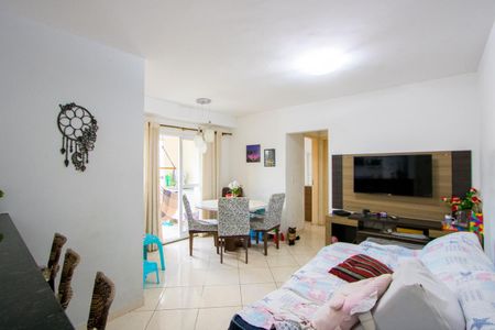 Sala de apartamento à venda com 2 quartos, 67m² em Vila Valparaíso, Santo André