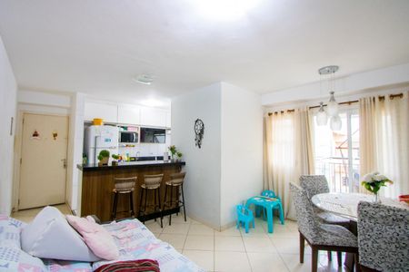 Sala de apartamento à venda com 2 quartos, 67m² em Vila Valparaíso, Santo André