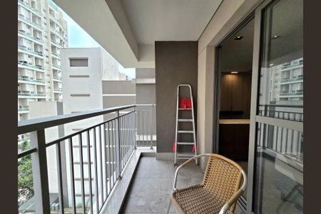 Studio para alugar com 55m², 1 quarto e sem vagaVaranda