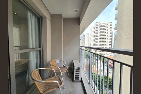 Studio para alugar com 55m², 1 quarto e sem vagaVaranda