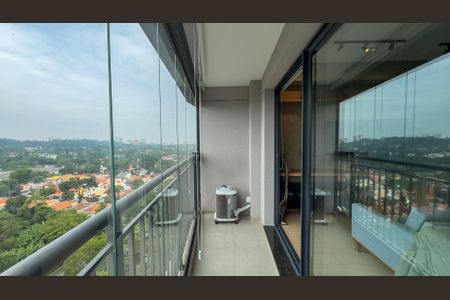 Sacada de kitnet/studio para alugar com 1 quarto, 28m² em Santo Amaro, São Paulo