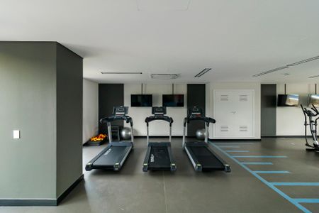 Studio para alugar com 28m², 1 quarto e sem vaga Studio para alugar com 28m², 1 quarto e sem vagaAcademia