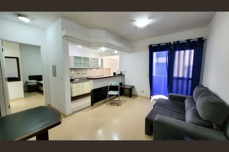 Sala de apartamento à venda com 1 quarto, 49m² em Cambuí, Campinas