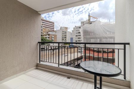 Varanda de kitnet/studio à venda com 1 quarto, 26m² em Consolação, São Paulo