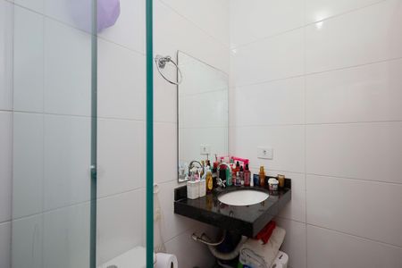 Casa de condomínio à venda com 75m², 2 quartos e 1 vagaBanheiro da Suíte 1 