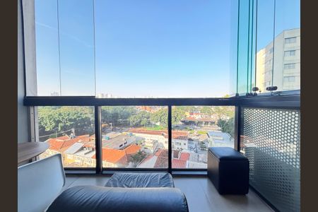 Studio para alugar com 27m², 1 quarto e 1 vagaVaranda