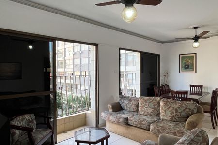 Sala de apartamento para alugar com 3 quartos, 152m² em Boqueirão, Santos