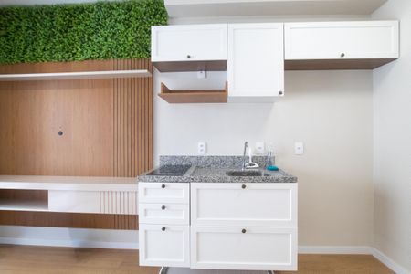 cozinha de apartamento para alugar com 1 quarto, 29m² em Liberdade, São Paulo