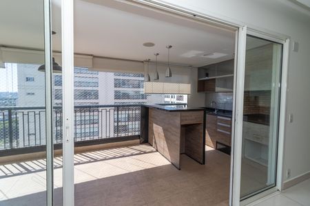 Varanda Gourmet de apartamento para alugar com 3 quartos, 168m² em Barra Funda, São Paulo