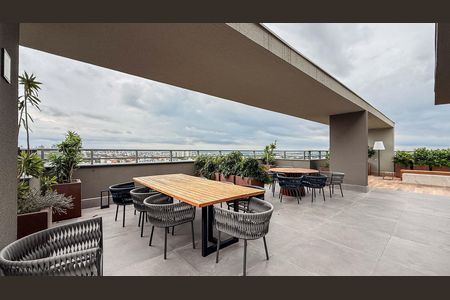 Apartamento à venda com 44m², 1 quarto e 1 vagaEspaço Gourmet