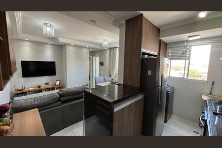 Sala - Sala de Jantar  de apartamento à venda com 2 quartos, 44m² em Vila Mazzei, Santo André