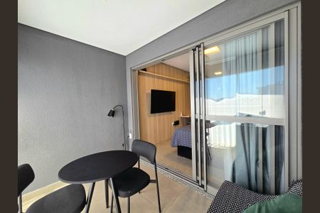 Studio para alugar com 26m², 1 quarto e 1 vagaVaranda
