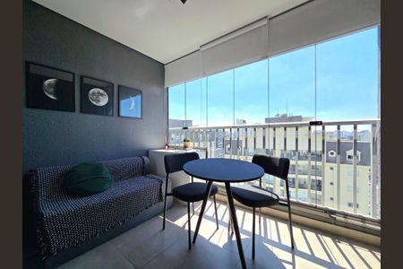 Studio para alugar com 26m², 1 quarto e 1 vagaVaranda