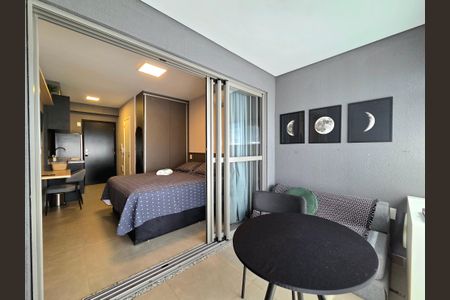 Studio para alugar com 26m², 1 quarto e 1 vagaVaranda
