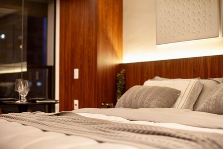 Quarto  de apartamento à venda com 1 quarto, 26m² em Indianópolis, São Paulo