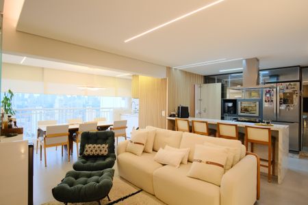 Sala de apartamento à venda com 3 quartos, 107m² em Tatuapé, São Paulo